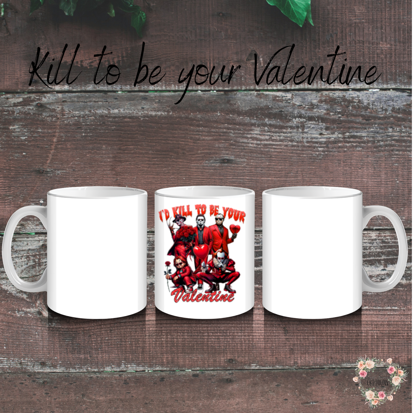 Kill to Be Your Valentine | Valentine Horror Tumbler & Mug