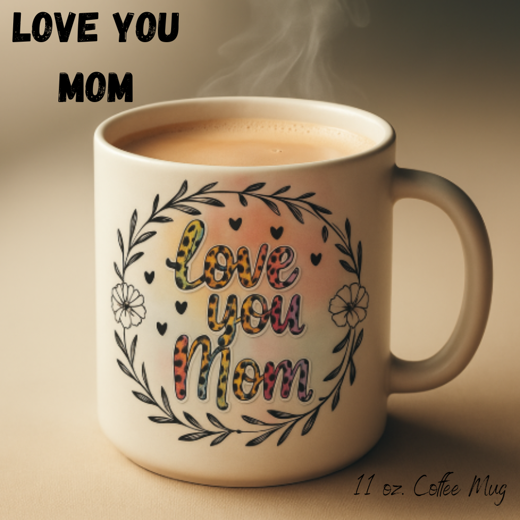 Love in Every Sip Mug – Mother’s Day Gift for Mom | Ceramic Coffee Mug & Travel Mug with Heartfelt Quotes