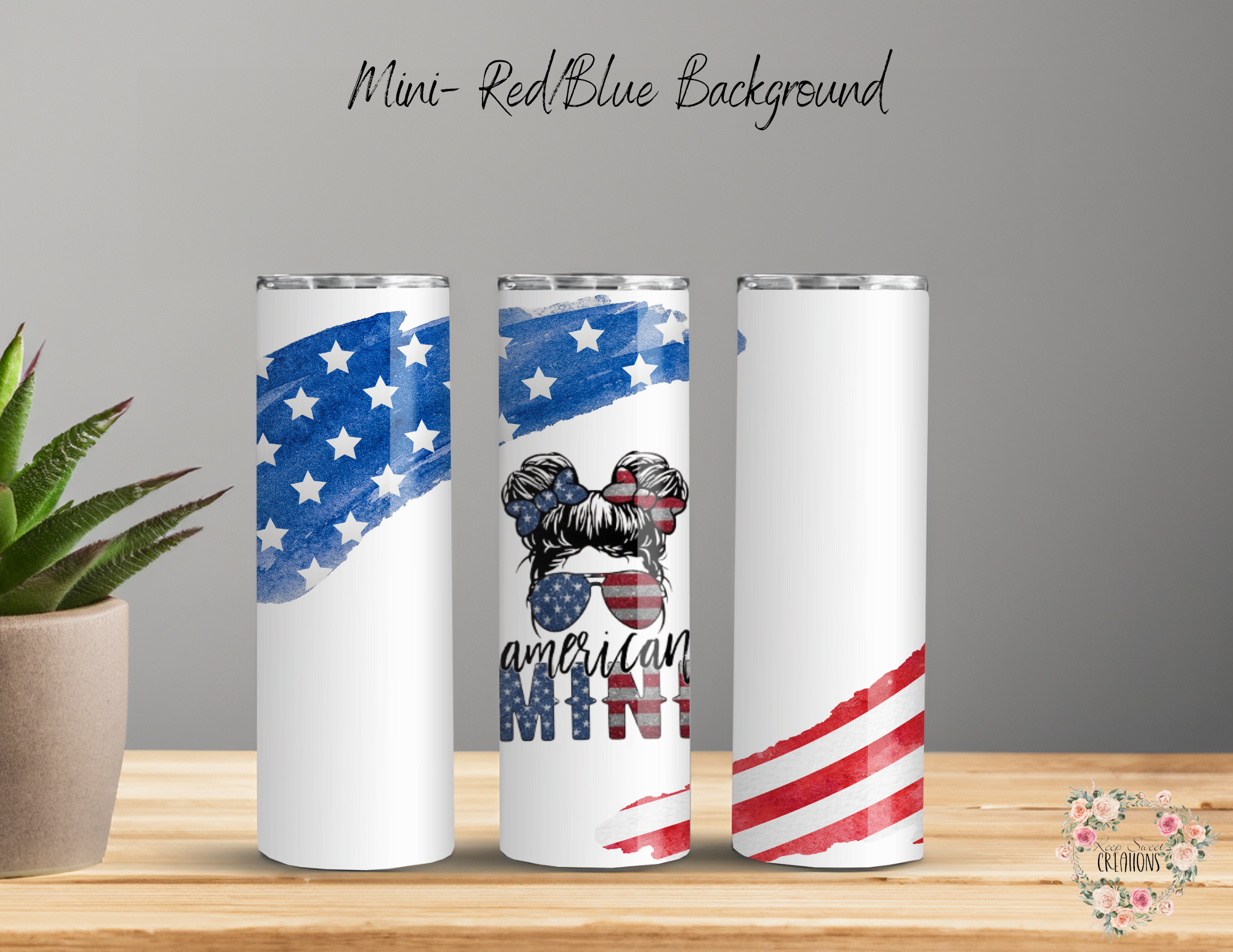  A bold and vibrant American flag-inspired background, featuring a classic stars-and-stripes look. ❤️💙 