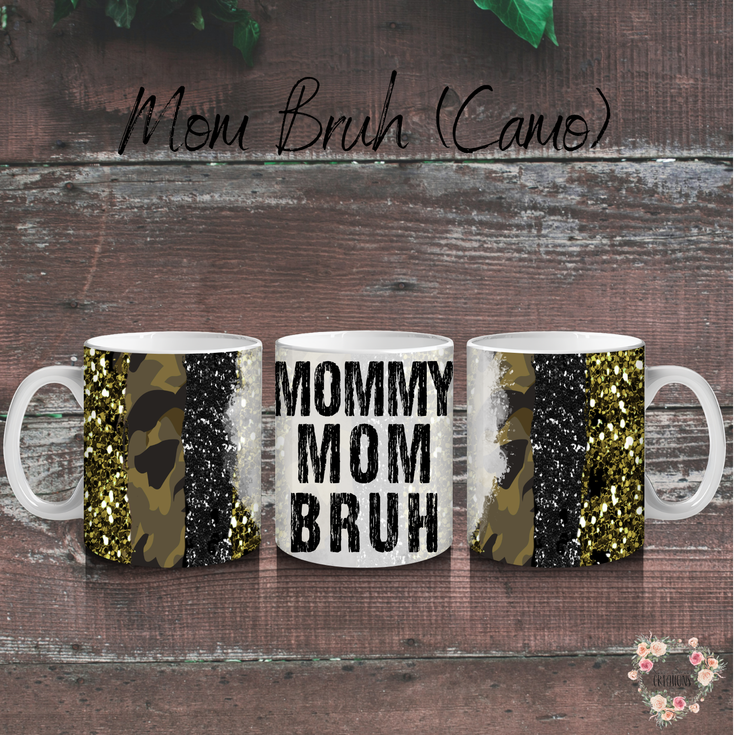 Mom Bruh Camo Tumbler – Funny Mom Life Cup – 20 oz & Multiple Sizes Available