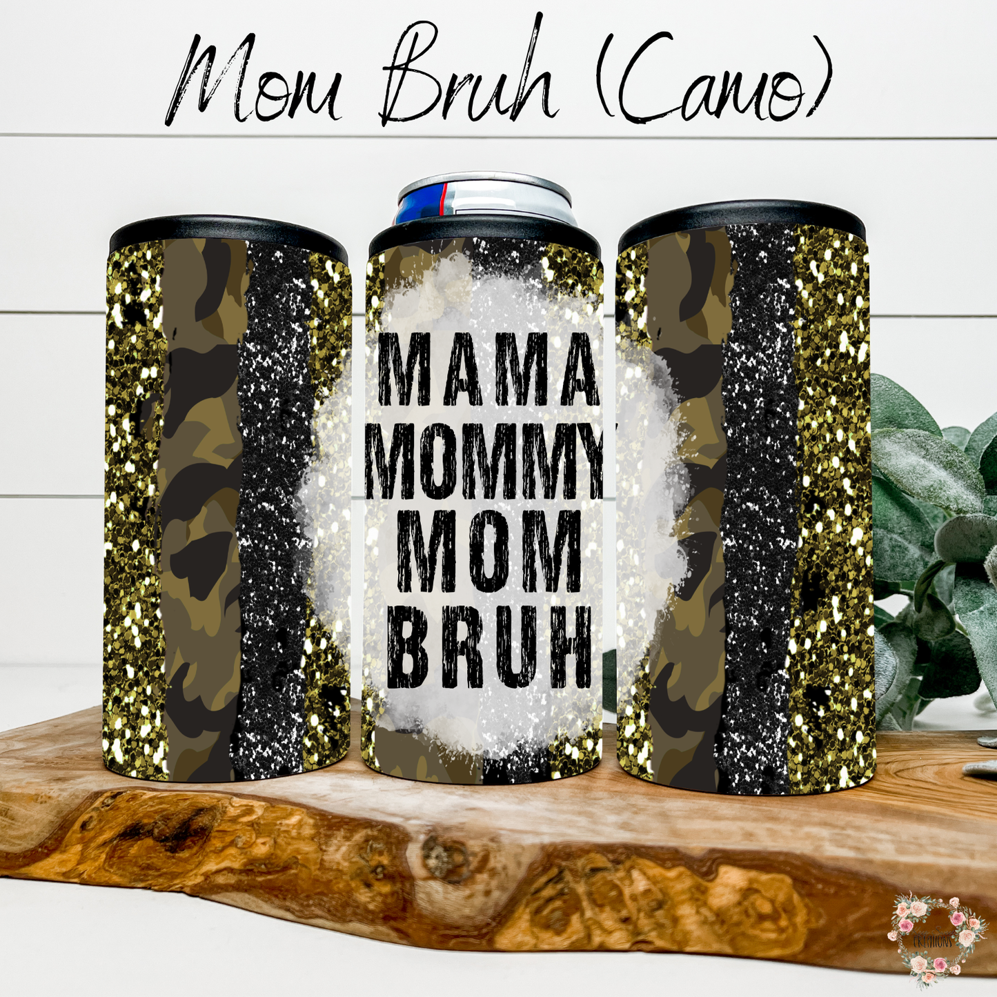 Mom Bruh Camo Tumbler – Funny Mom Life Cup – 20 oz & Multiple Sizes Available