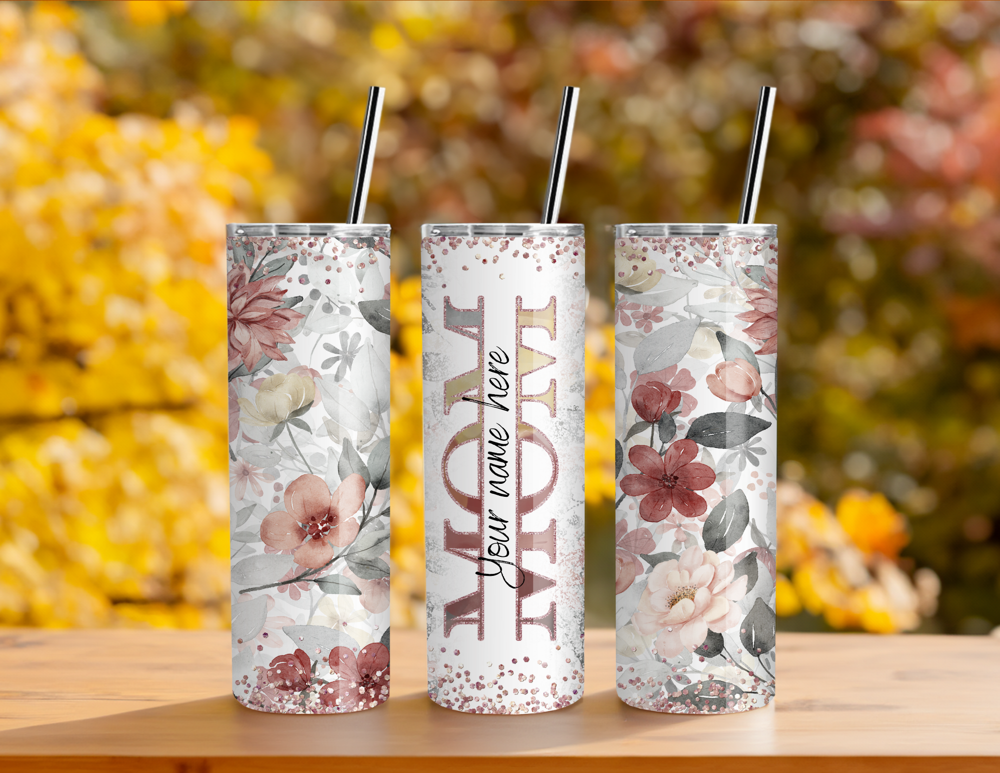 Personalized Mom & Mama Tumblers | Custom Name Drinkware