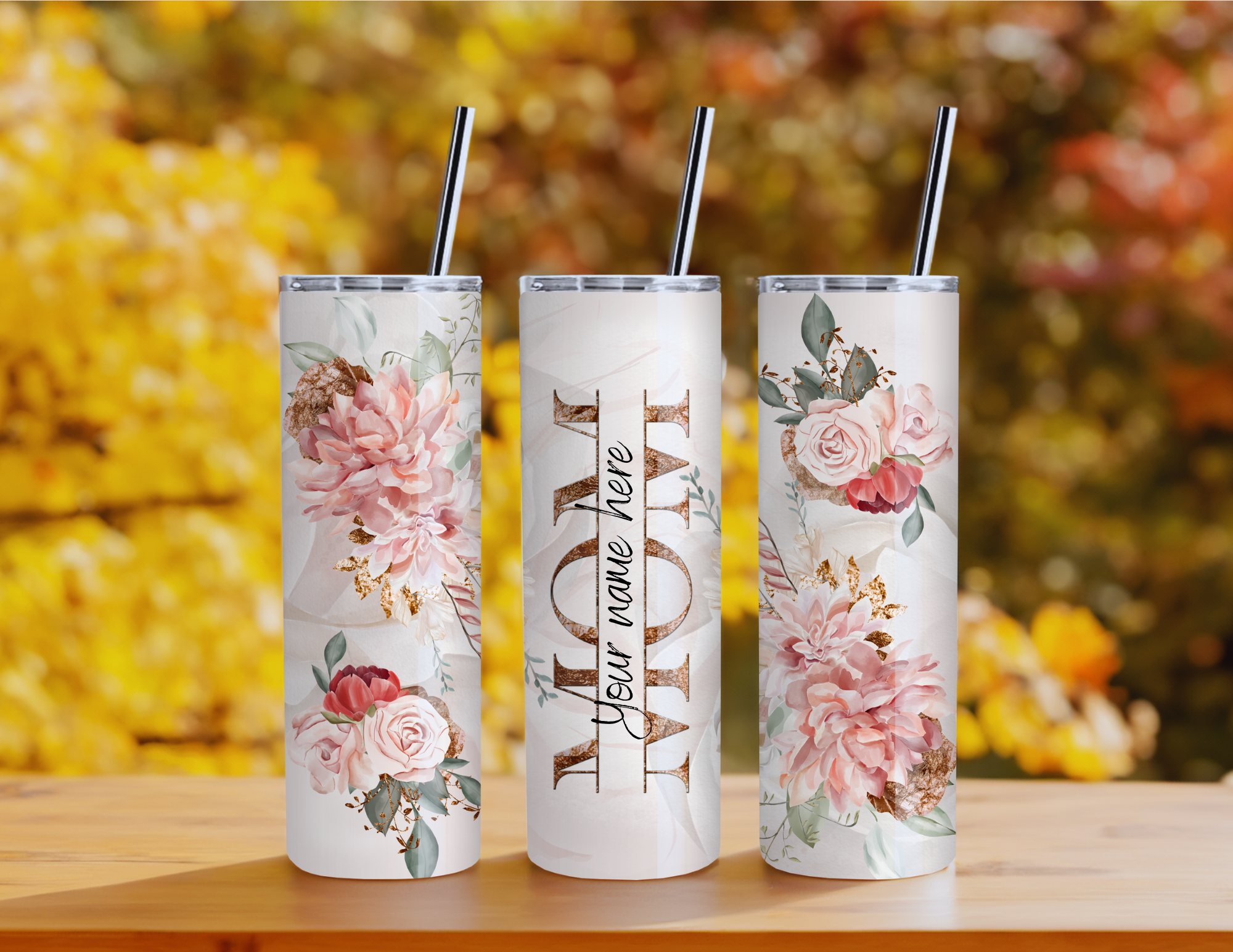Personalized Mom & Mama Tumblers | Custom Name Drinkware