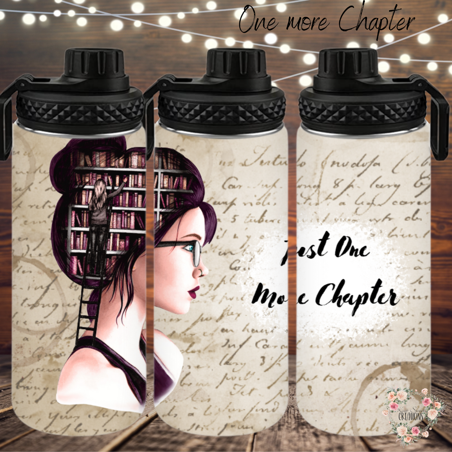 One More Chapter Tumbler – Book Lover Literary Gift