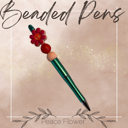 Custom Beaded Pens – Personalized Ballpoint Pen | Cute Beaded Pen Gift for Teachers, Moms & Stationery Lovers