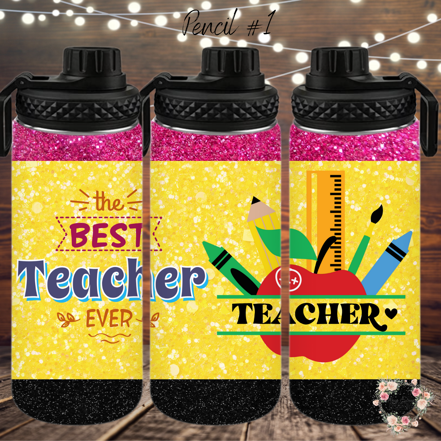 Teacher Pencil Tumbler – “Best Teacher Ever” Gift Collection