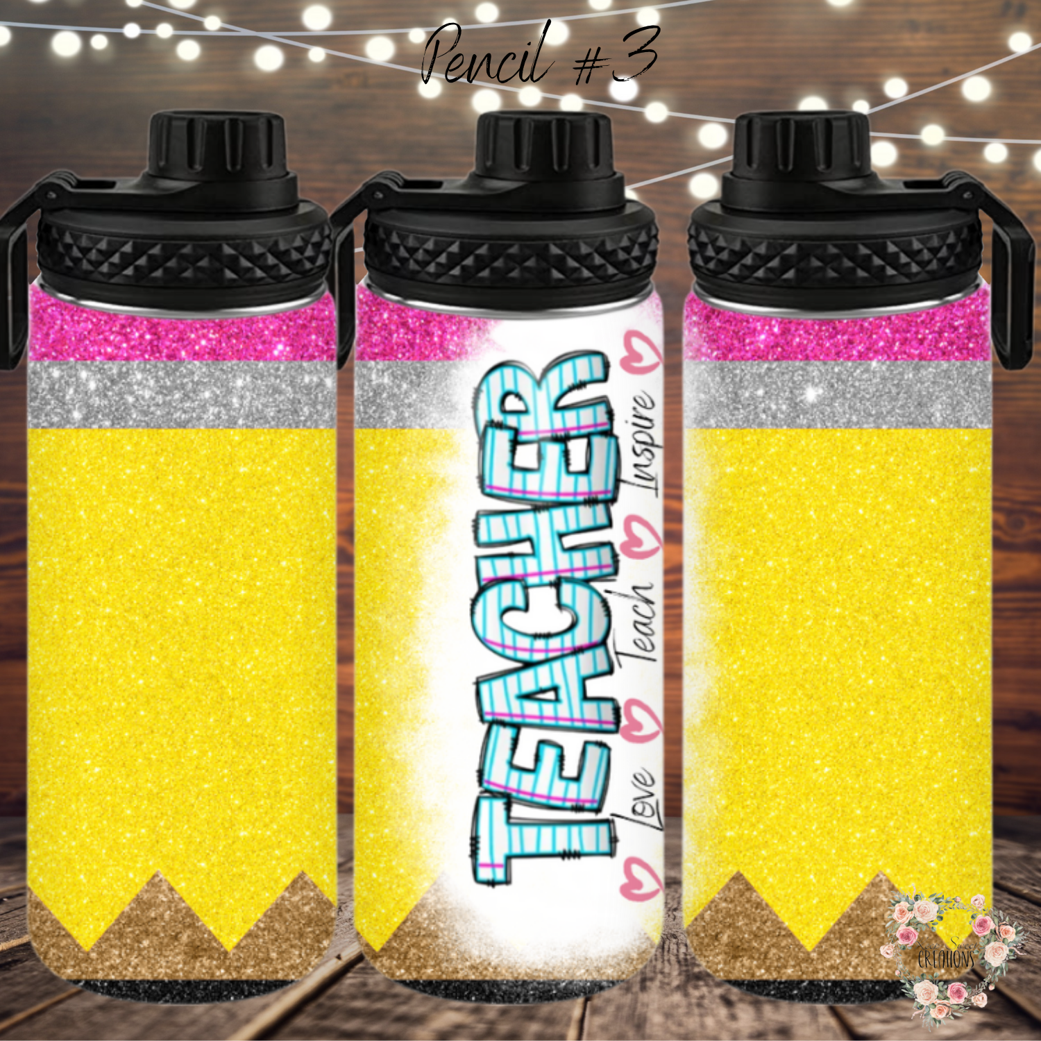 Teacher Pencil Tumbler – “Best Teacher Ever” Gift Collection