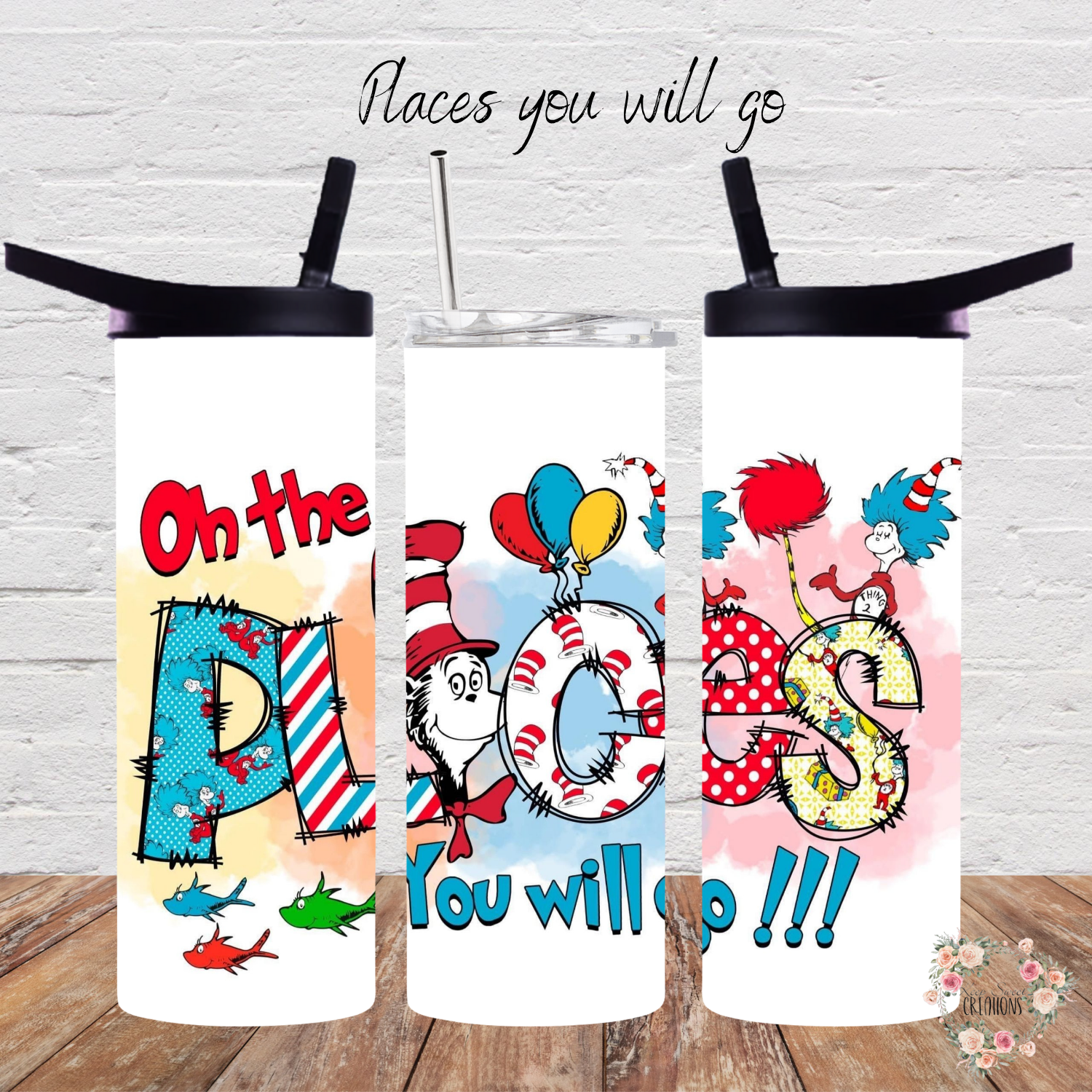 Teacher Tumbler – “Oh The Places You’ll Go” Dr. Seuss Inspired Gift