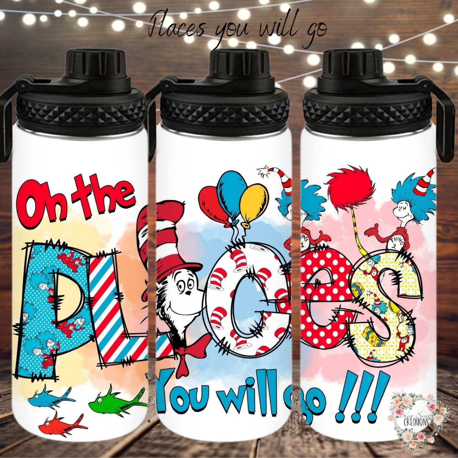 Teacher Tumbler – “Oh The Places You’ll Go” Dr. Seuss Inspired Gift