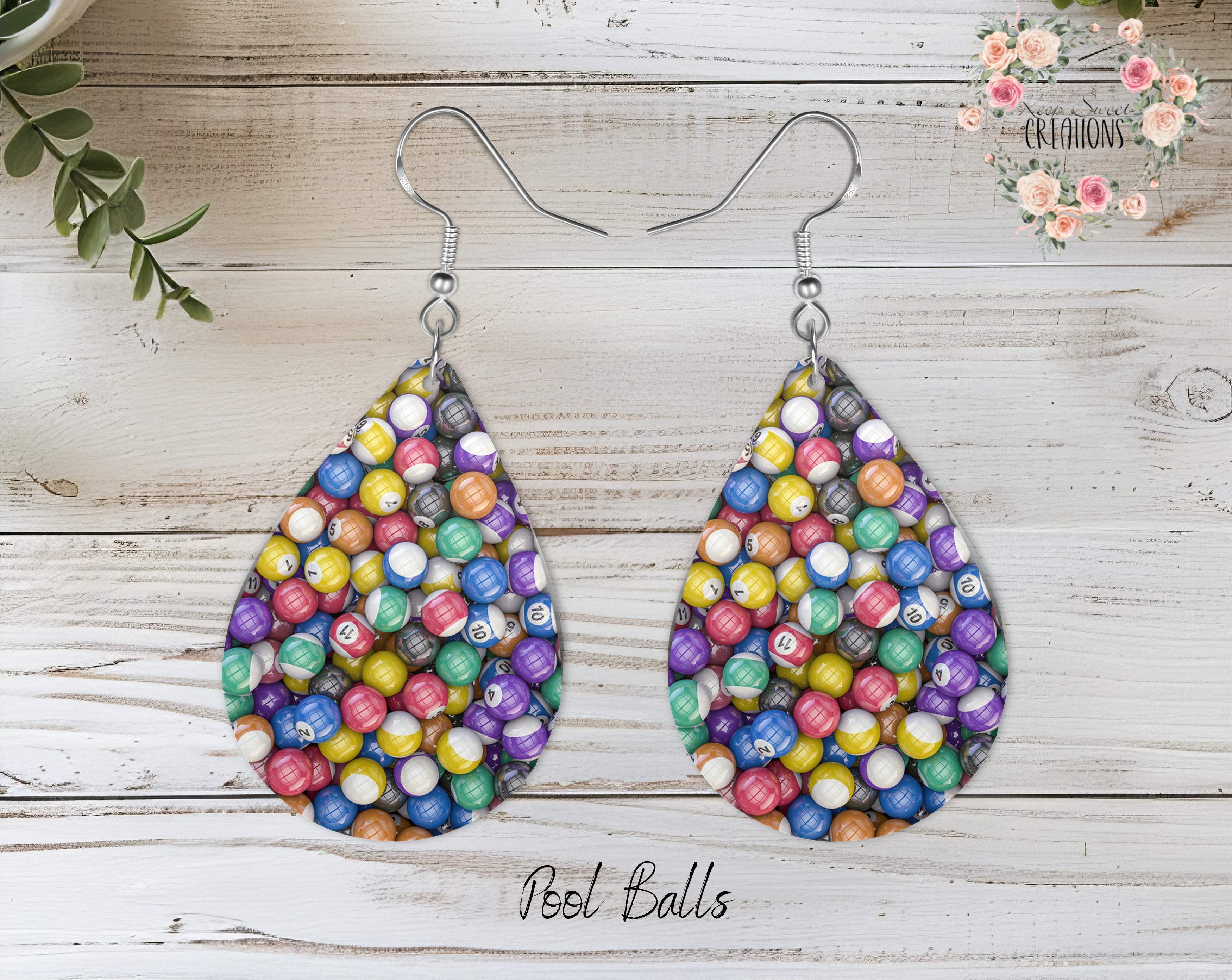 Game Day Glam Teardrop Earrings – Sports Fan Dangle Jewelry