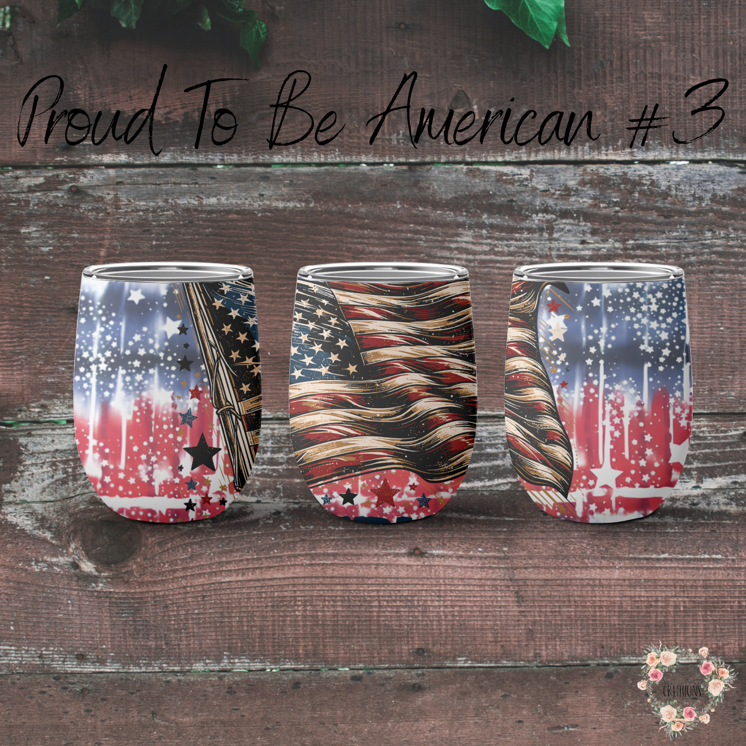 Patriotic Tumbler – Proud to Be an American #3 | USA Celebration Drinkware
