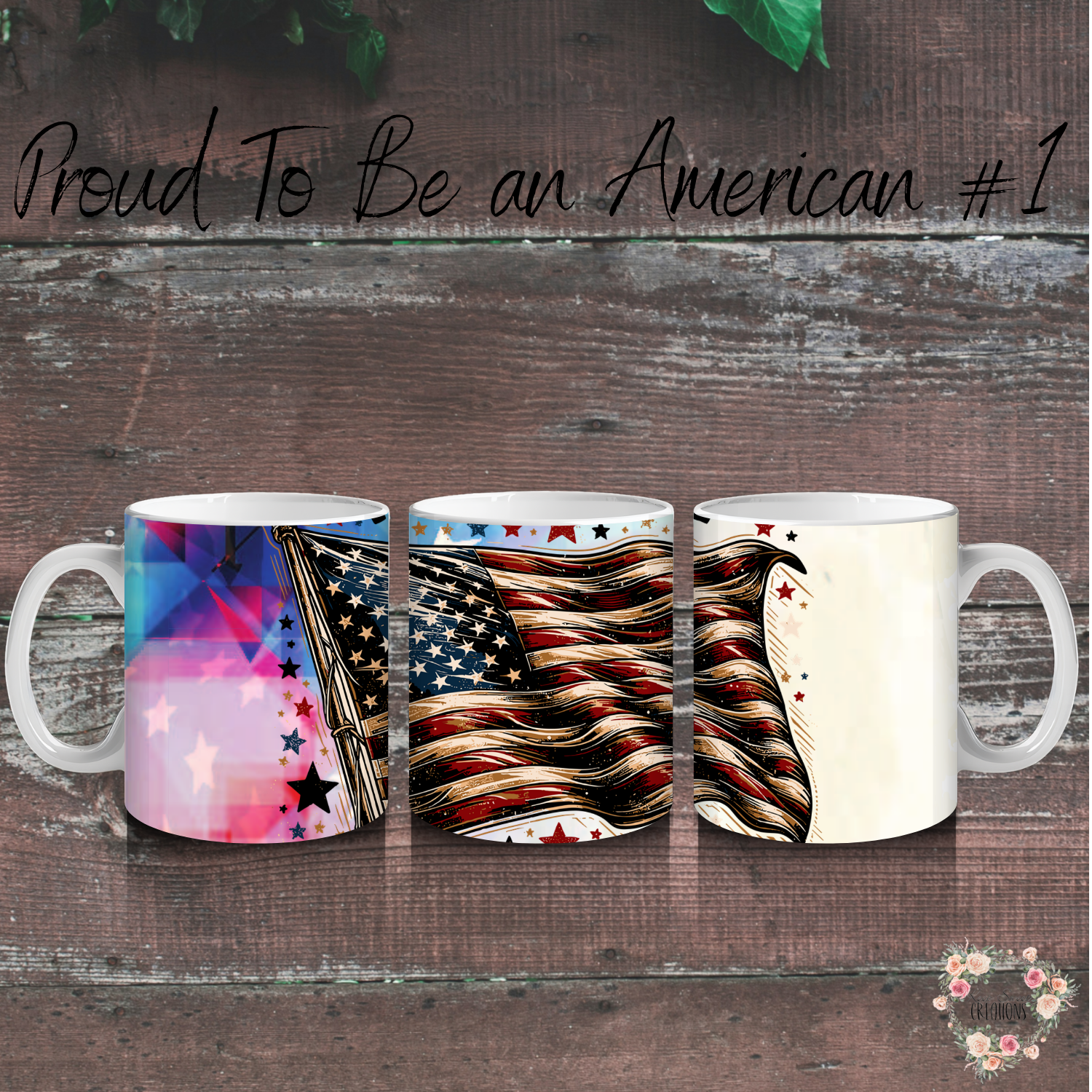 Patriotic Bold Flag Design | USA Pride Gift - (Proud to Be an American #1) Tumbler
