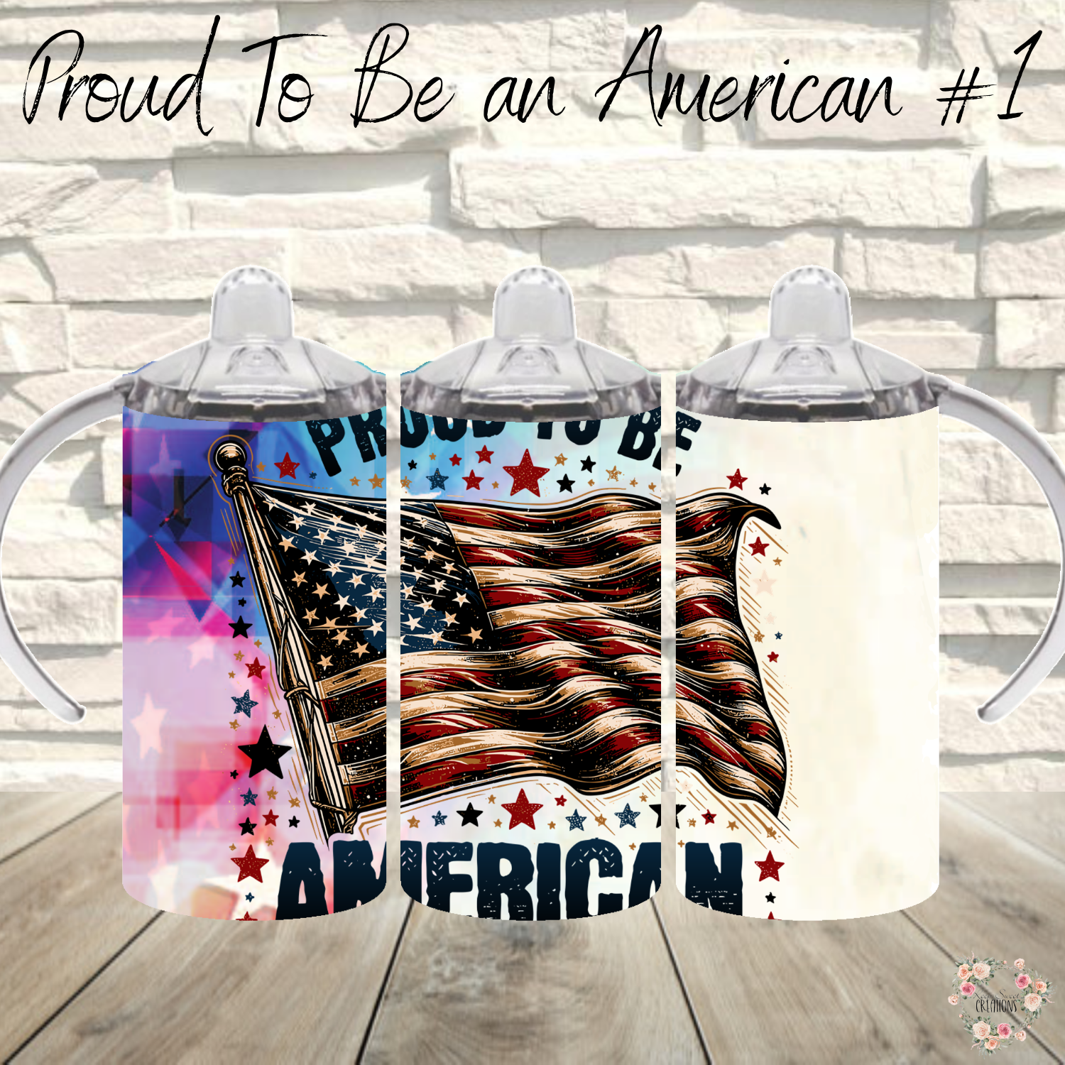 Patriotic Bold Flag Design | USA Pride Gift - (Proud to Be an American #1) Tumbler
