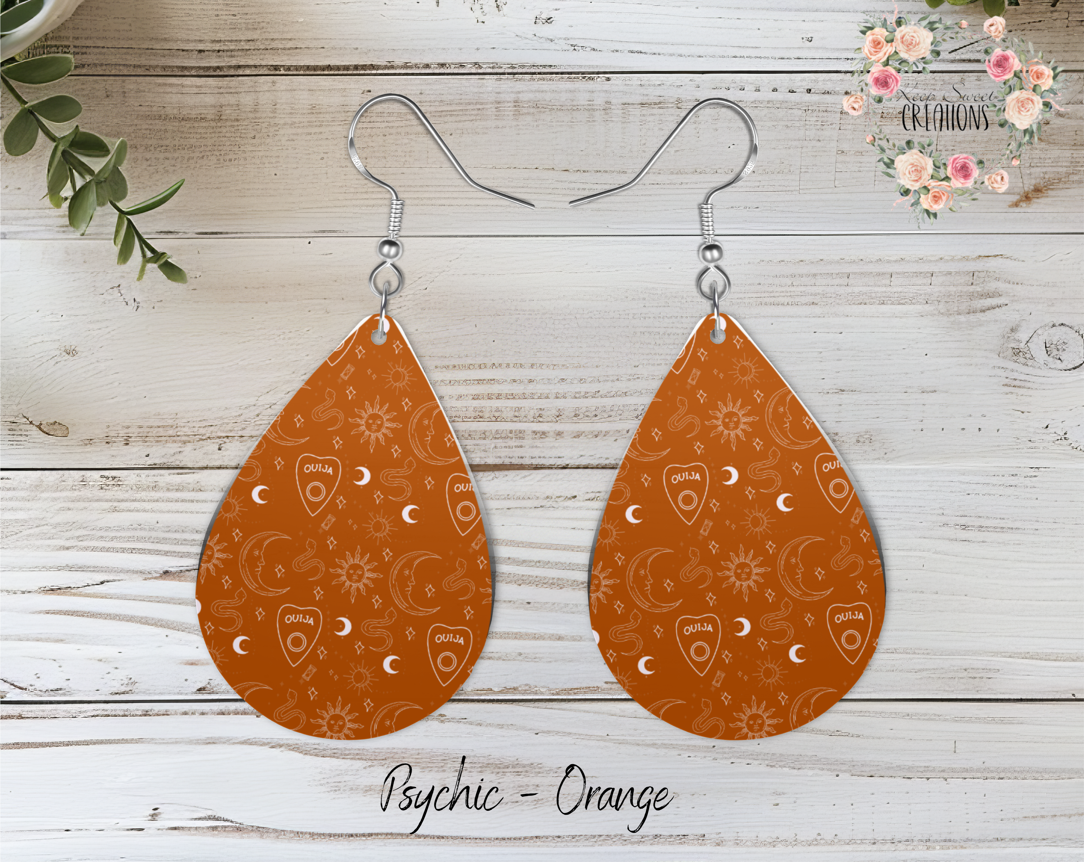Halloween Teardrop Earrings – Spooky & Fun Dangle Jewelry