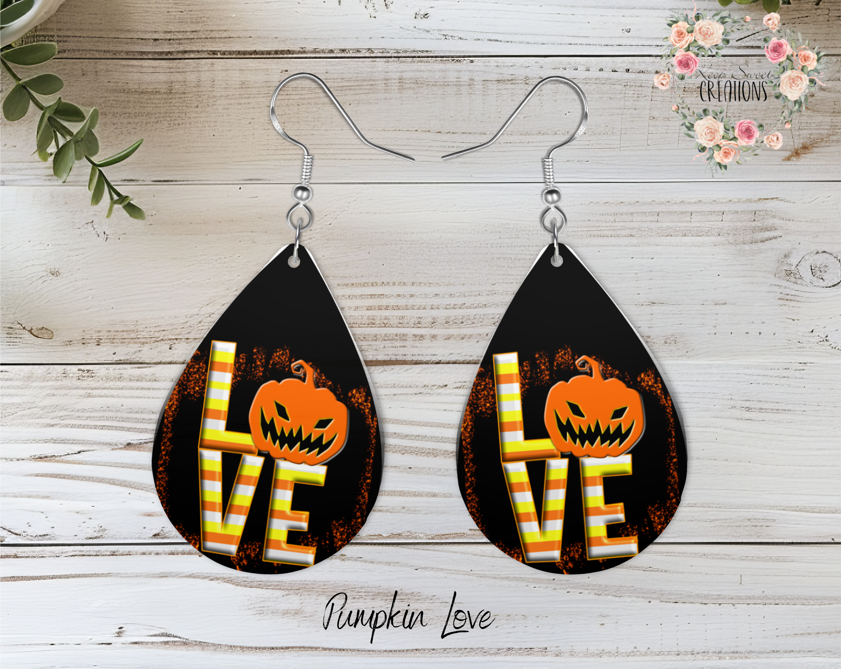 Halloween Teardrop Earrings – Spooky & Fun Dangle Jewelry