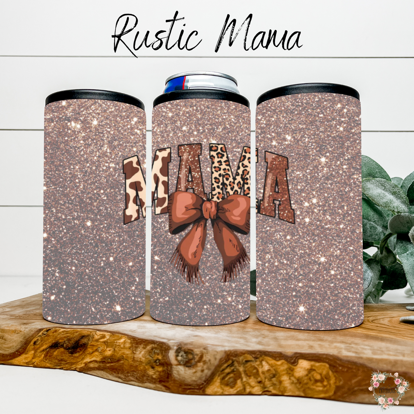 Rustic Mama Tumbler – Western Cowgirl Glitter Mug & Drinkware