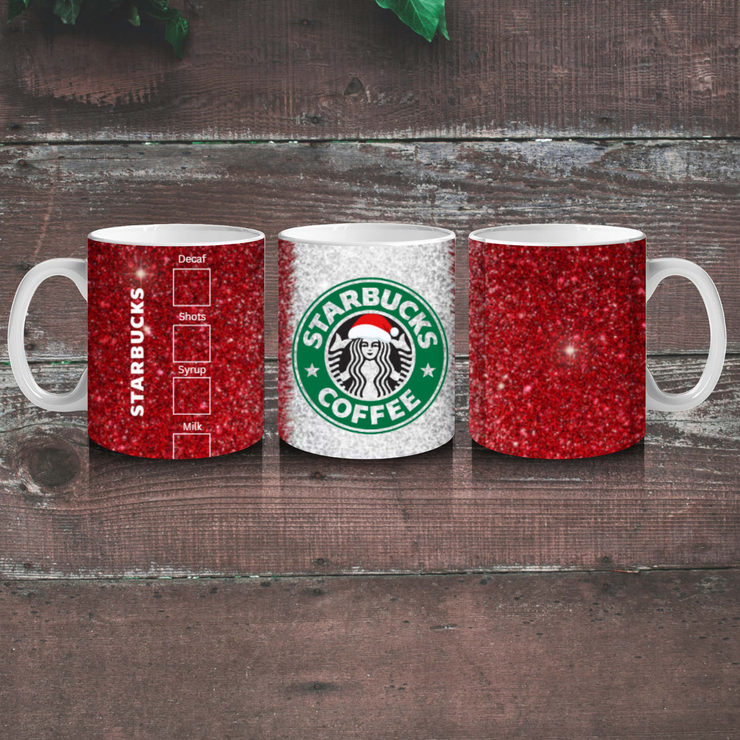 Santa’s Coffee Tumbler | Christmas Coffee Style Cup