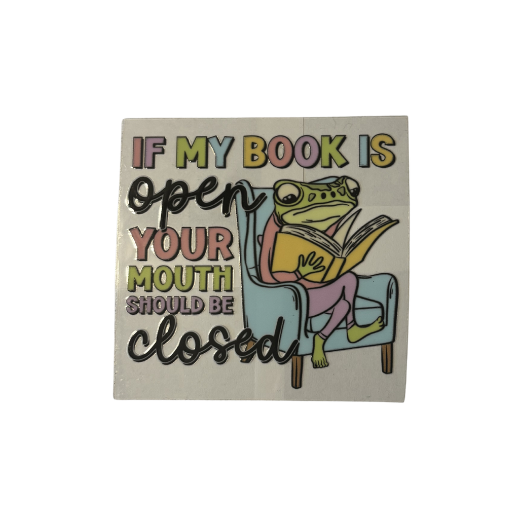 Reading Frog - DECAL