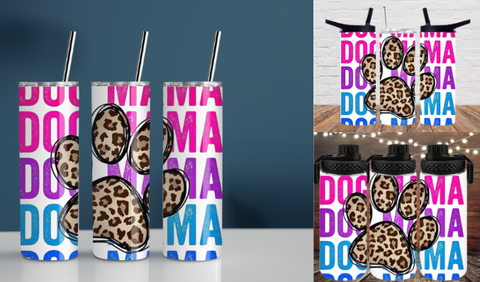 Dog Mom Tumbler Collection | Cute Drinkware for Dog Lovers