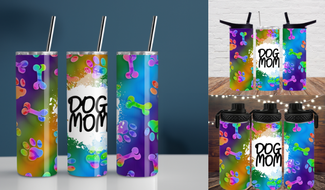 Dog Mom Tumbler Collection | Cute Drinkware for Dog Lovers