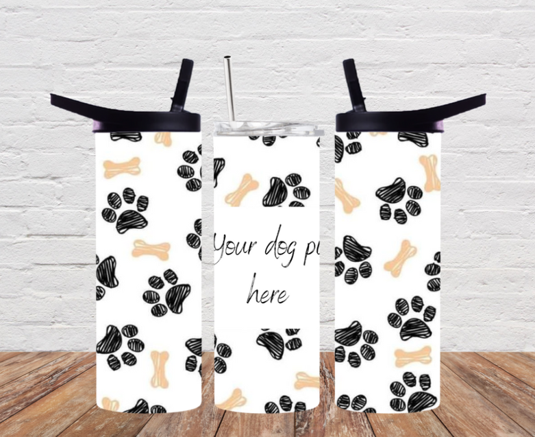 Paws & Prints Tumbler Collection | Dog Lover Drinkware