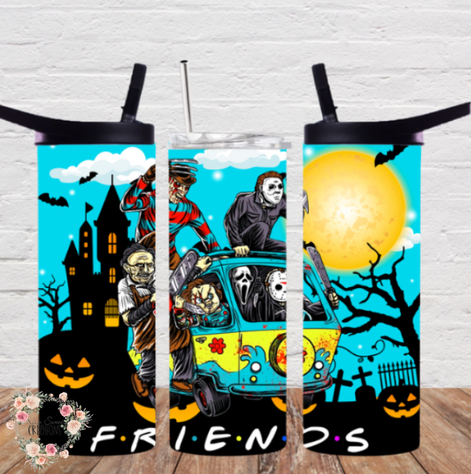 Creepy Crew in the Mystery Van Tumbler | Horror Movie Lovers Gift
