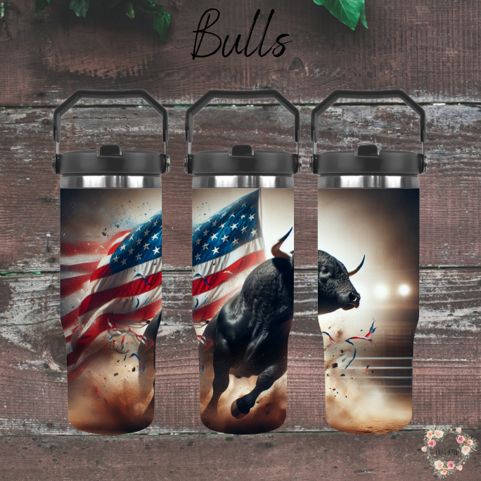 Patriotic Animal Tumblers – Farm Life Meets Freedom