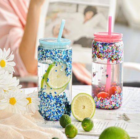 16 OZ. SNOWGLOBE ACRYLIC TUMBLER