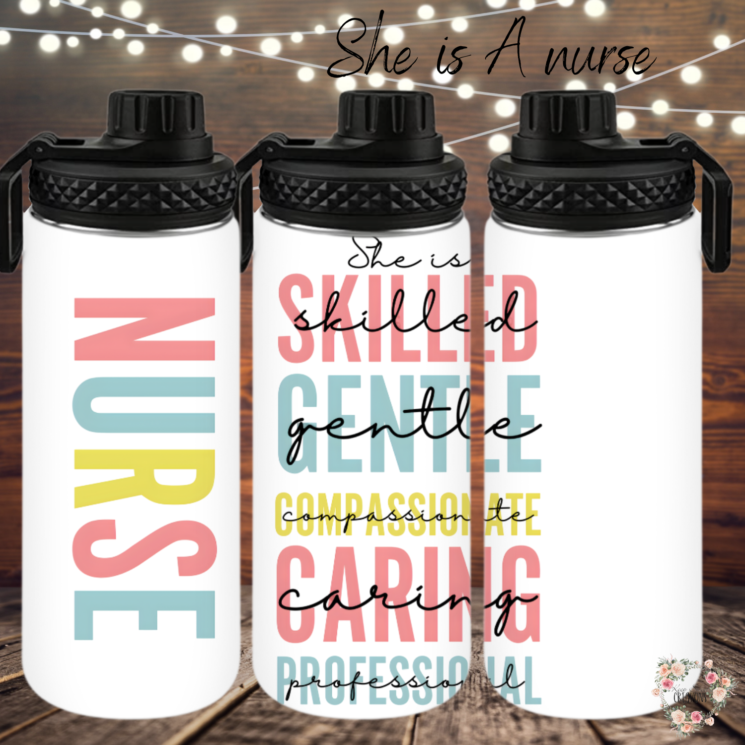 Nurse Tumbler Collection – She is a Nurse | Inspirational Gifts for Healthcare Workers