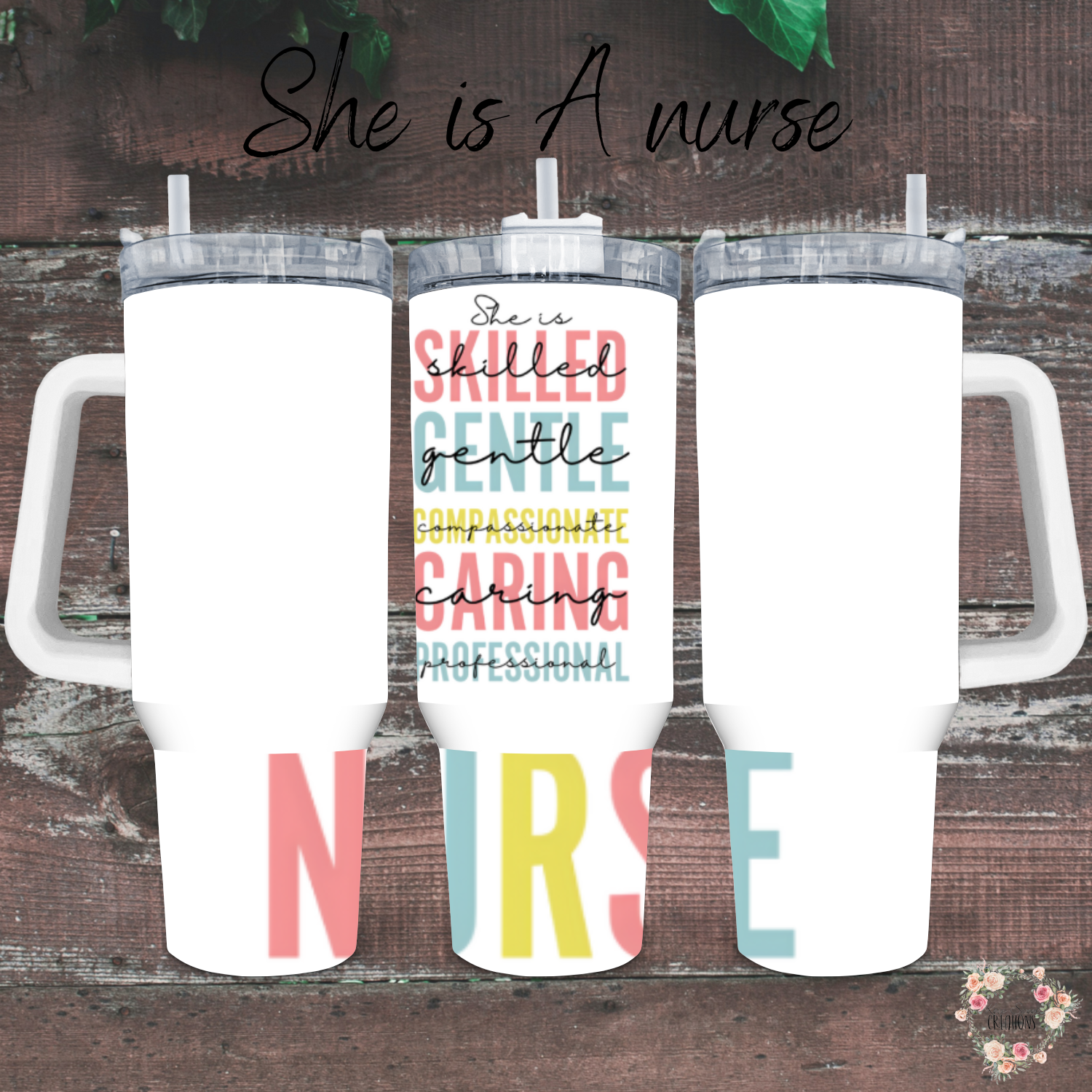 Nurse Tumbler Collection – She is a Nurse | Inspirational Gifts for Healthcare Workers