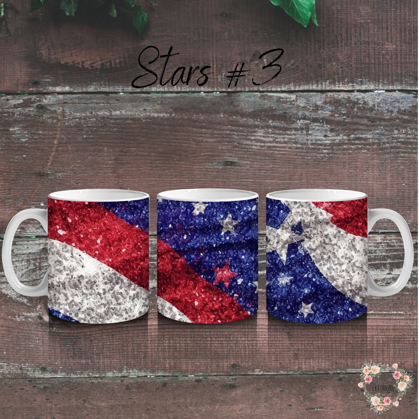 Patriotic Tumbler Collection – Sparkle with American Spirit - (Stars #3) Tumbler