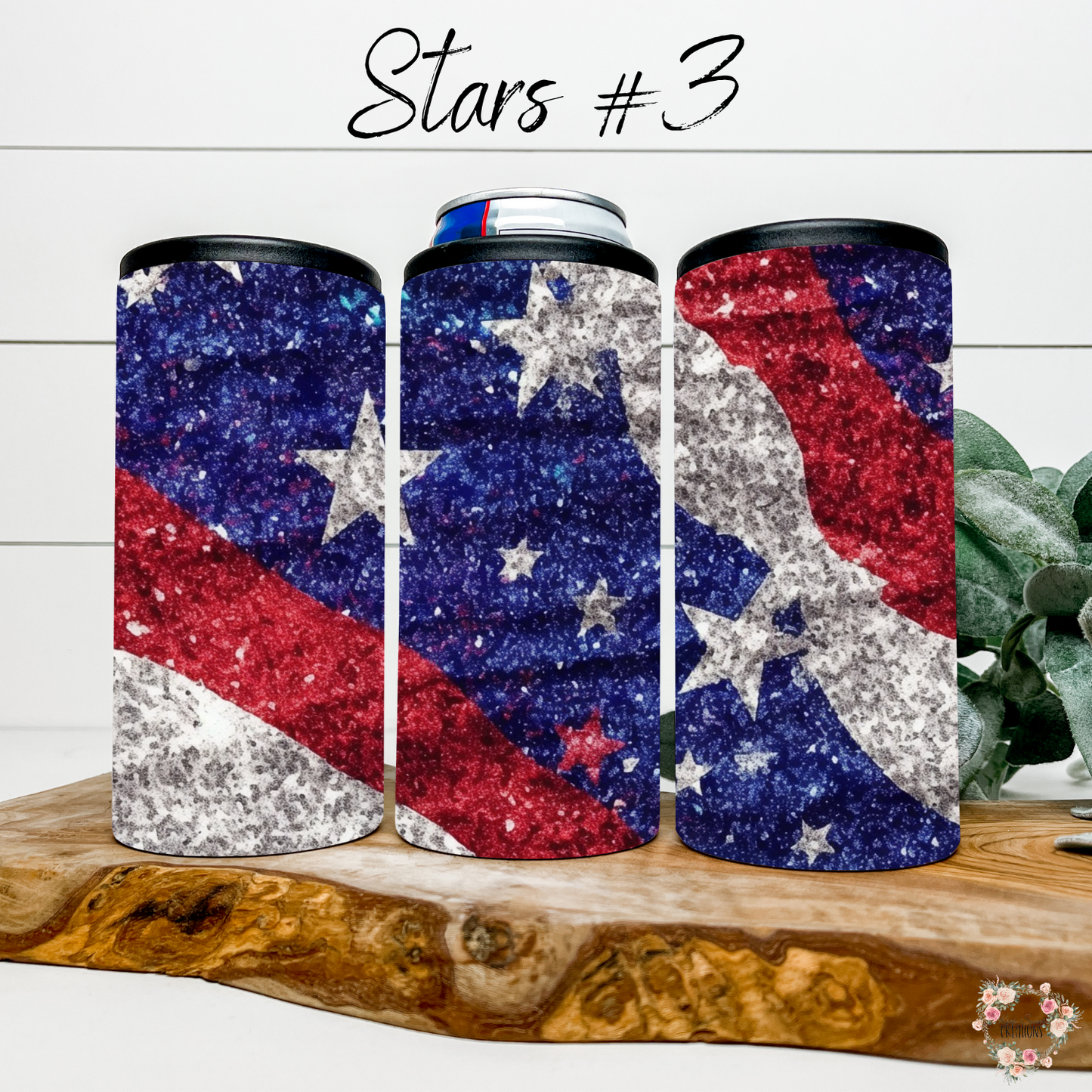 Patriotic Tumbler Collection – Sparkle with American Spirit - (Stars #3) Tumbler