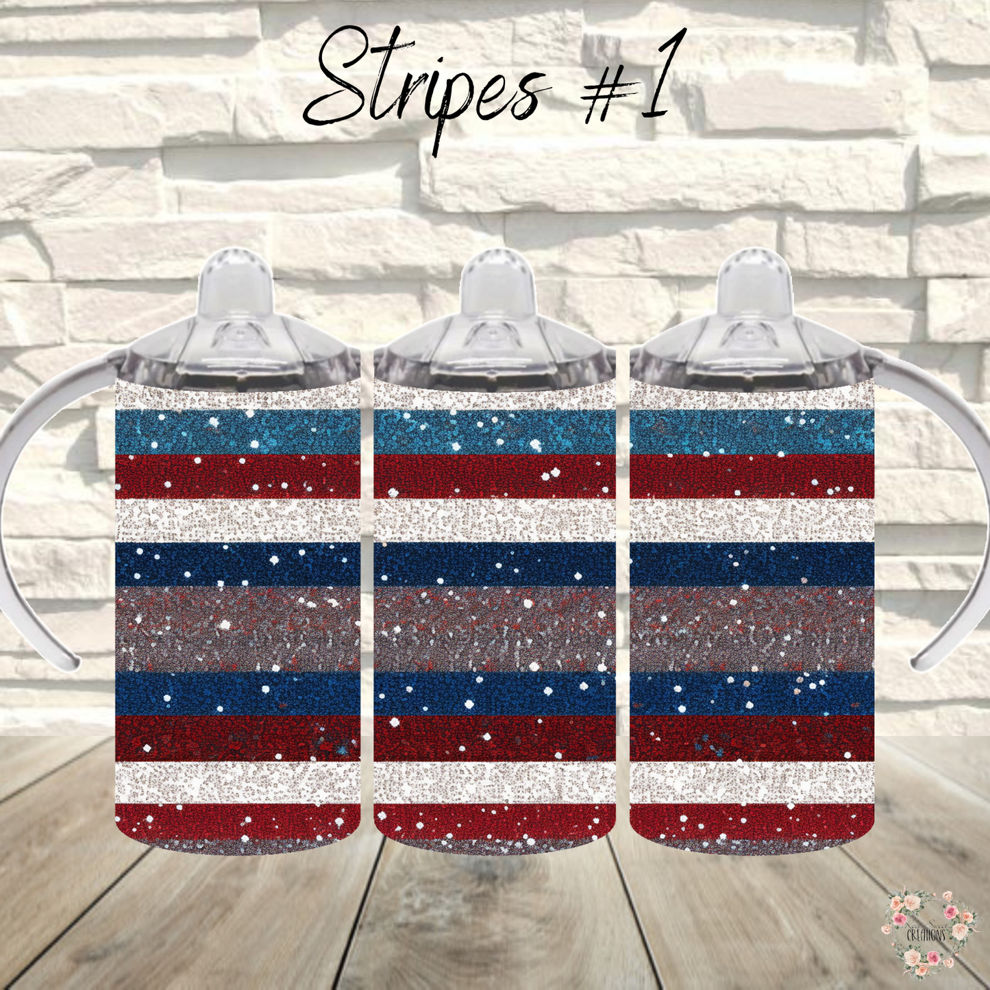 Patriotic Tumbler Collection – Vintage American Vibes - (Stripes #1) - Tumbler