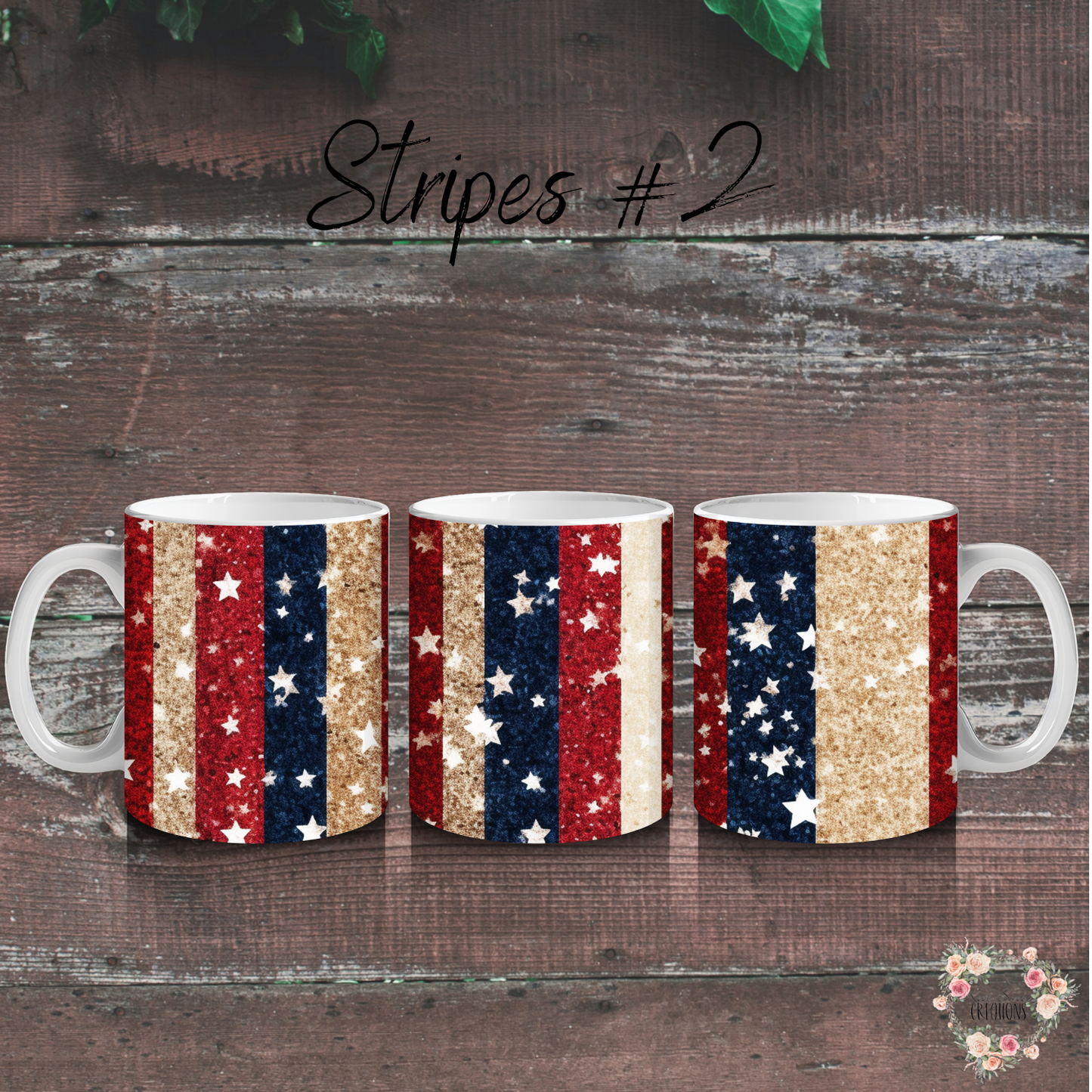 Patriotic Tumbler Collection – Classic American Charm - (Stripes #2) Tumbler