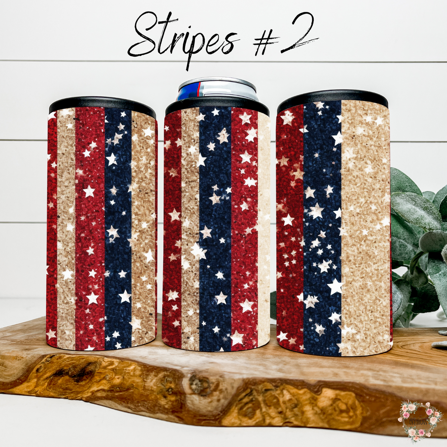 Patriotic Tumbler Collection – Classic American Charm - (Stripes #2) Tumbler