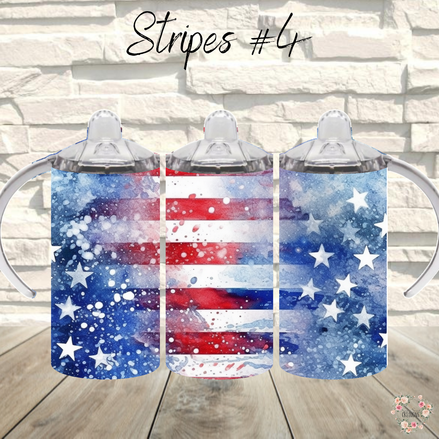 Patriotic Tumbler Collection – Subtle Vintage Americana - (Stripes #4) Tumbler