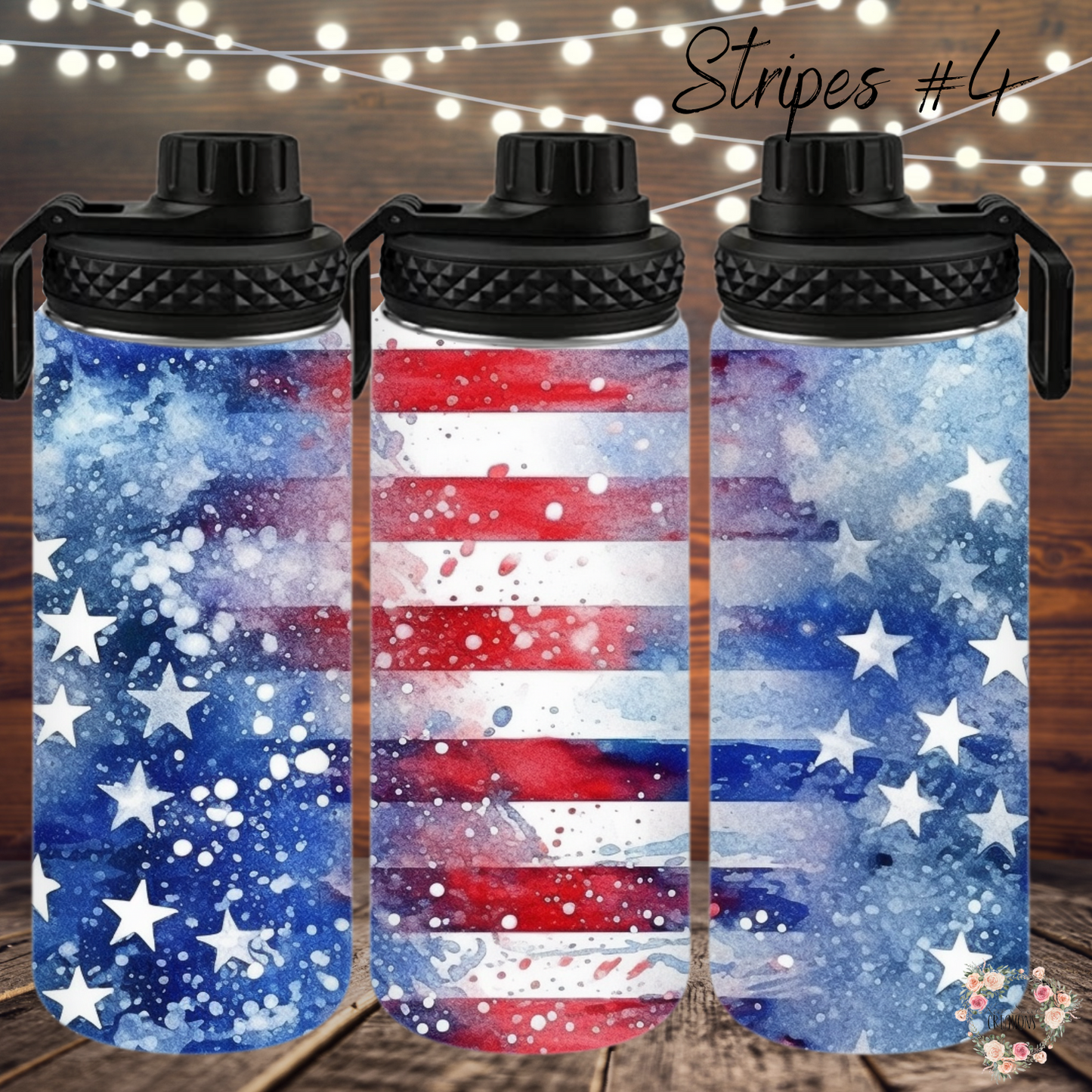Patriotic Tumbler Collection – Subtle Vintage Americana - (Stripes #4) Tumbler