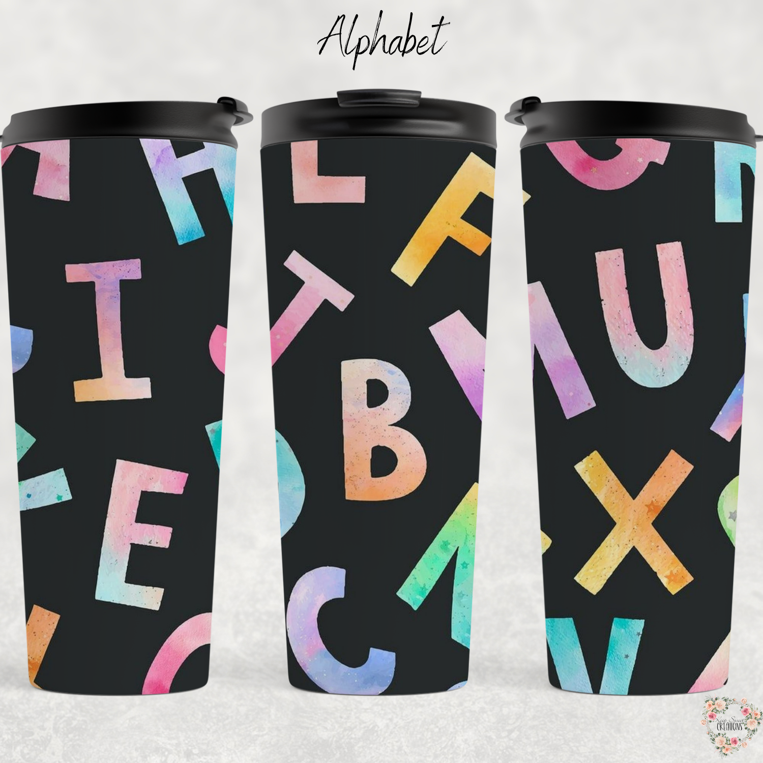 Teacher Tumbler – Alphabet Classroom Design