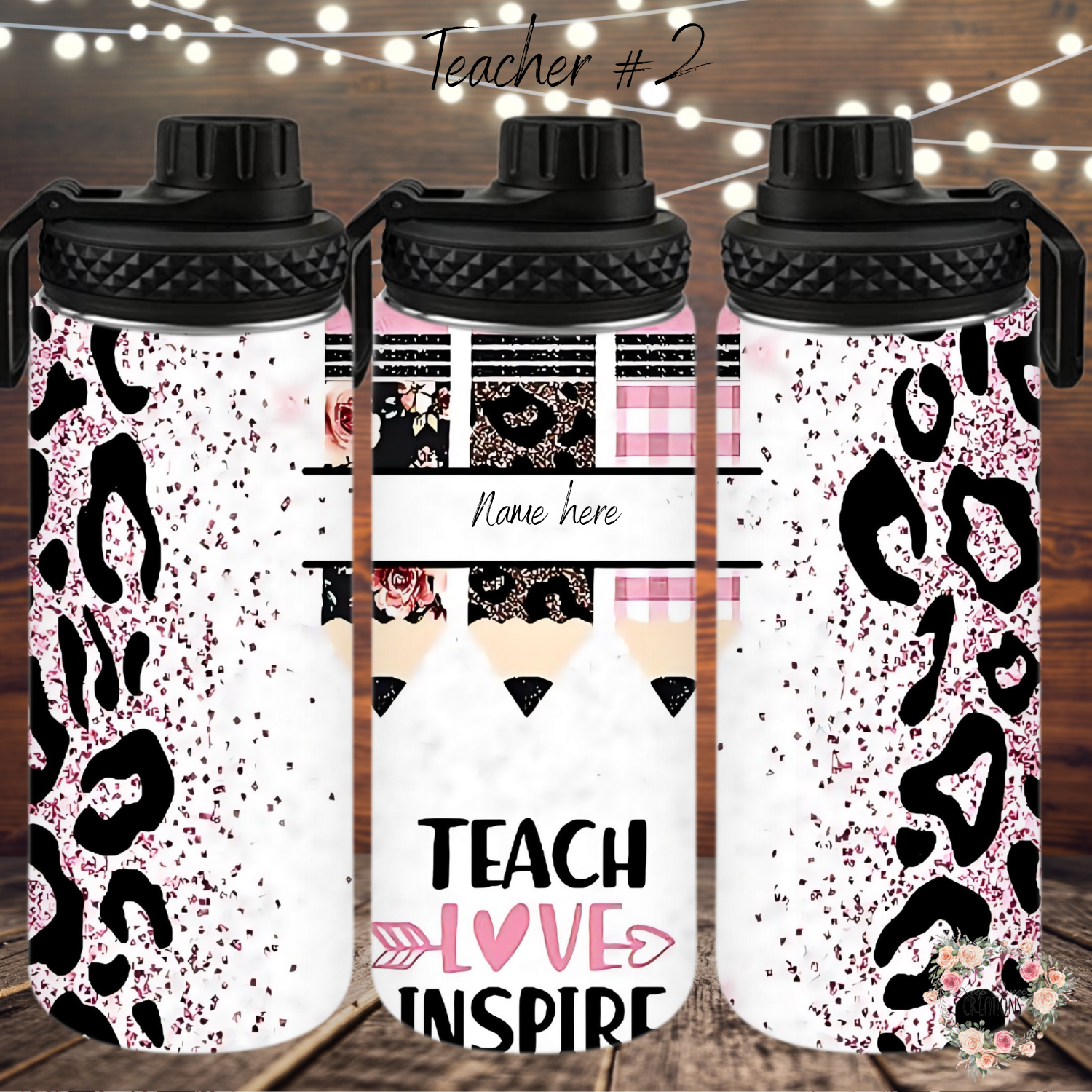 Personalized Teacher Tumbler – Custom Name & Teacher Gift