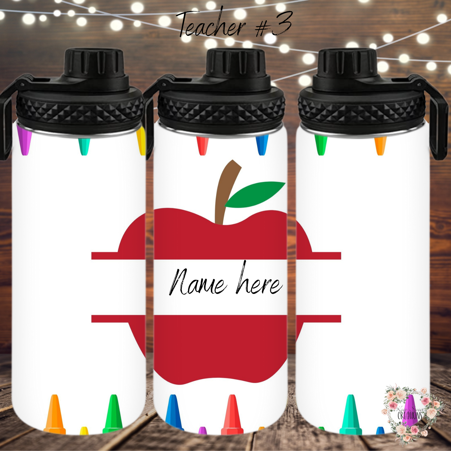 Personalized Teacher Tumbler – Custom Name & Teacher Gift