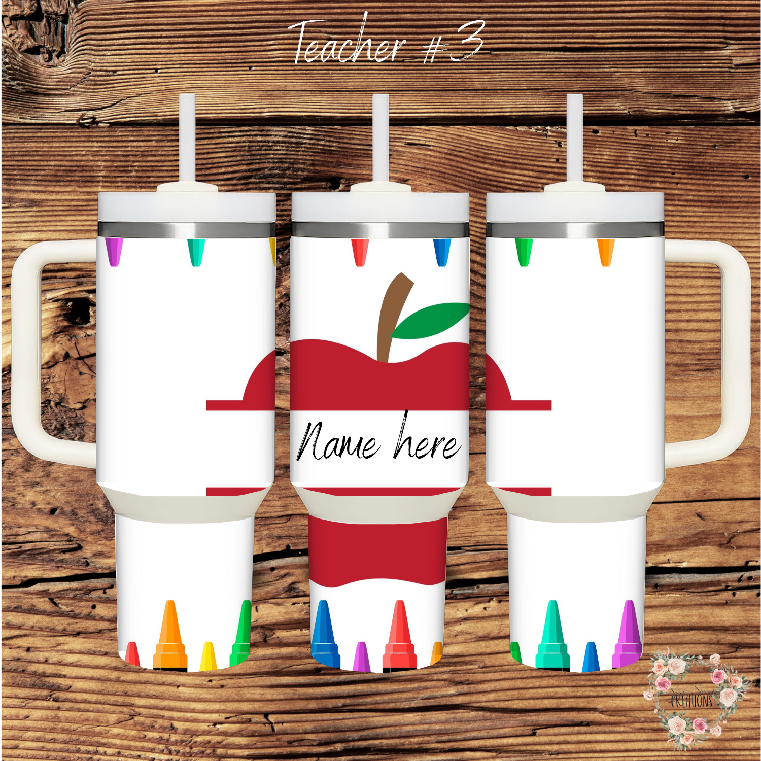 Personalized Teacher Tumbler – Custom Name & Teacher Gift