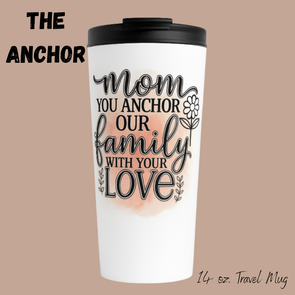 Love in Every Sip Mug – Mother’s Day Gift for Mom | Ceramic Coffee Mug & Travel Mug with Heartfelt Quotes