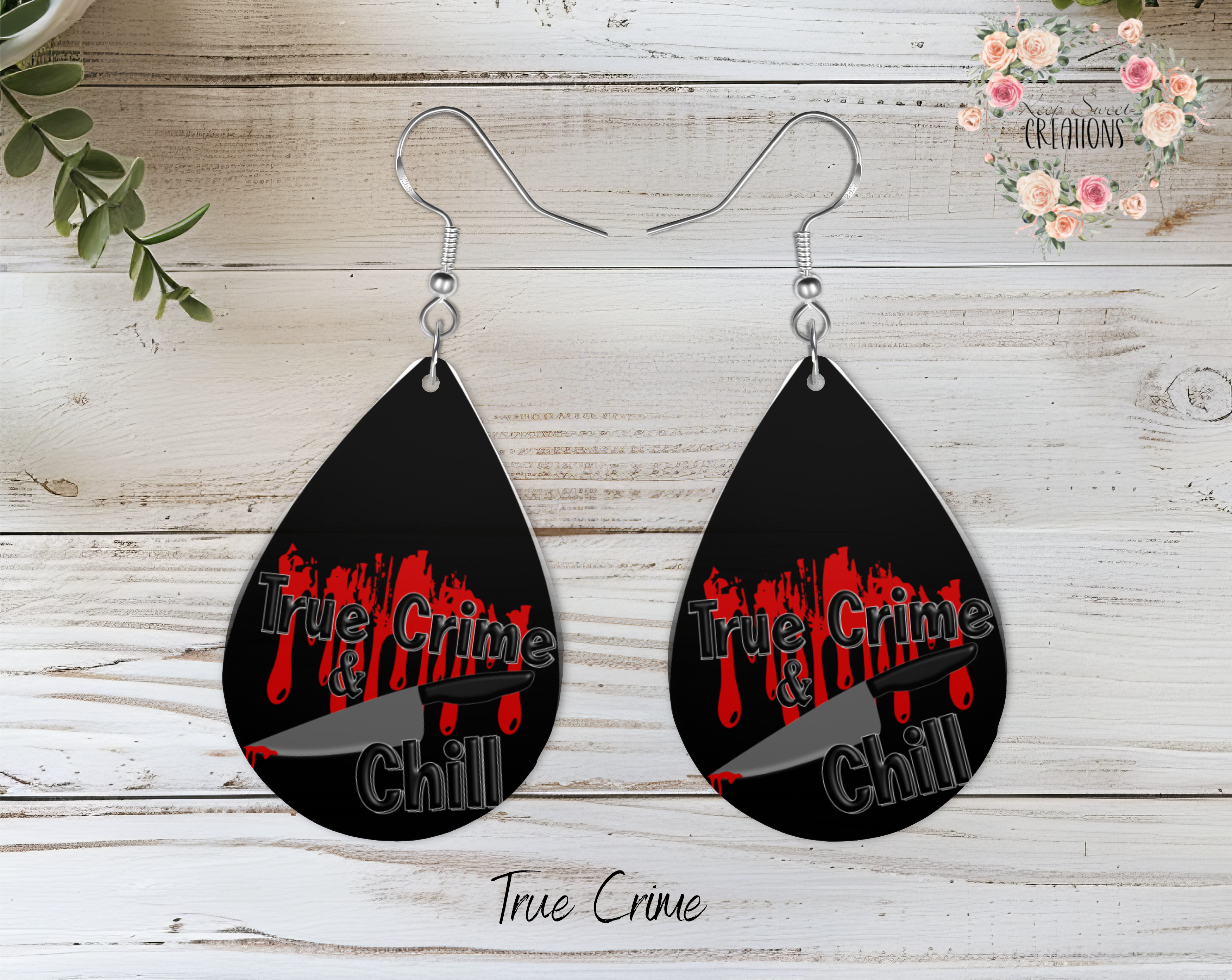 Halloween Teardrop Earrings – Spooky & Fun Dangle Jewelry