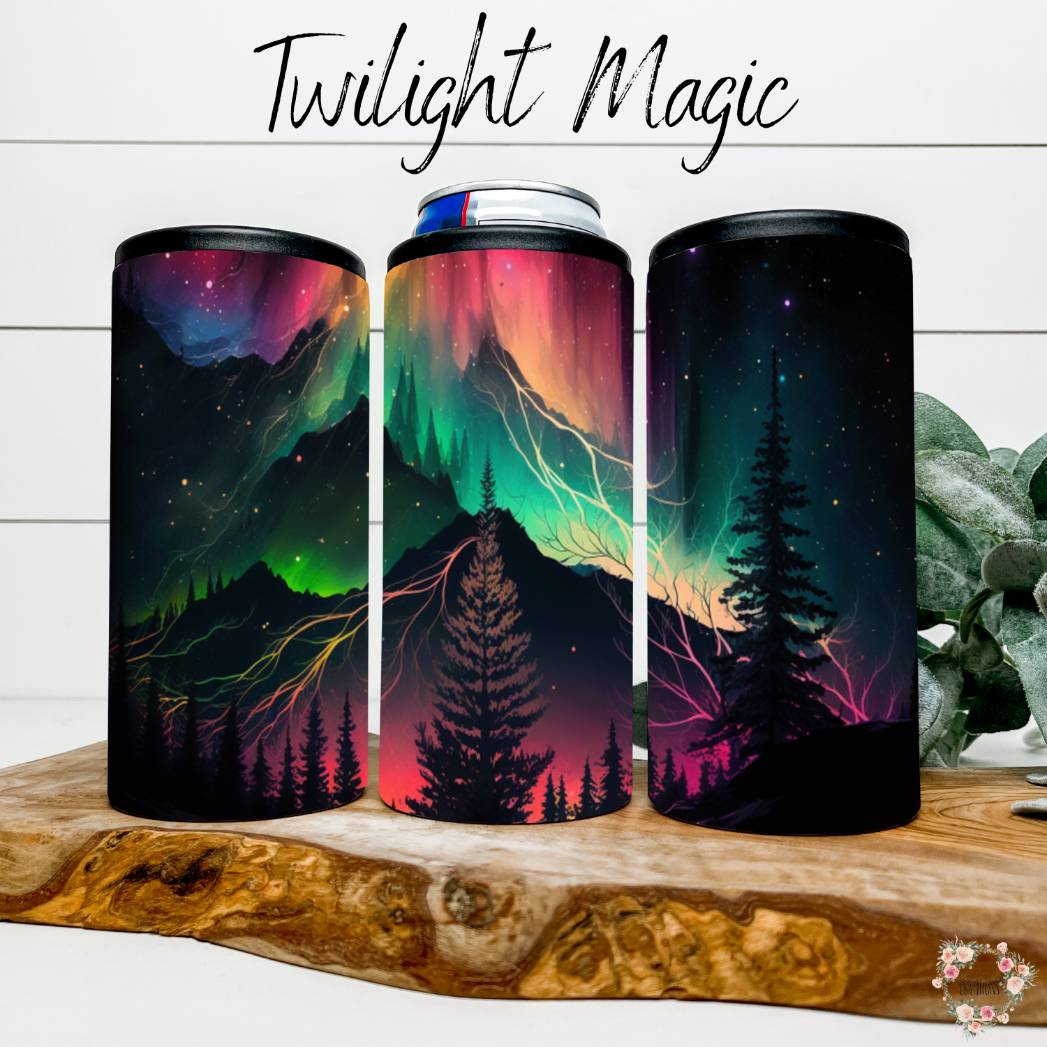 Northern Lights Twilight Magic tumbler – aurora borealis design