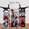 Killer Valentine Tumbler – Horror Valentine Cup | Spooky Romantic Gift for Horror Fans