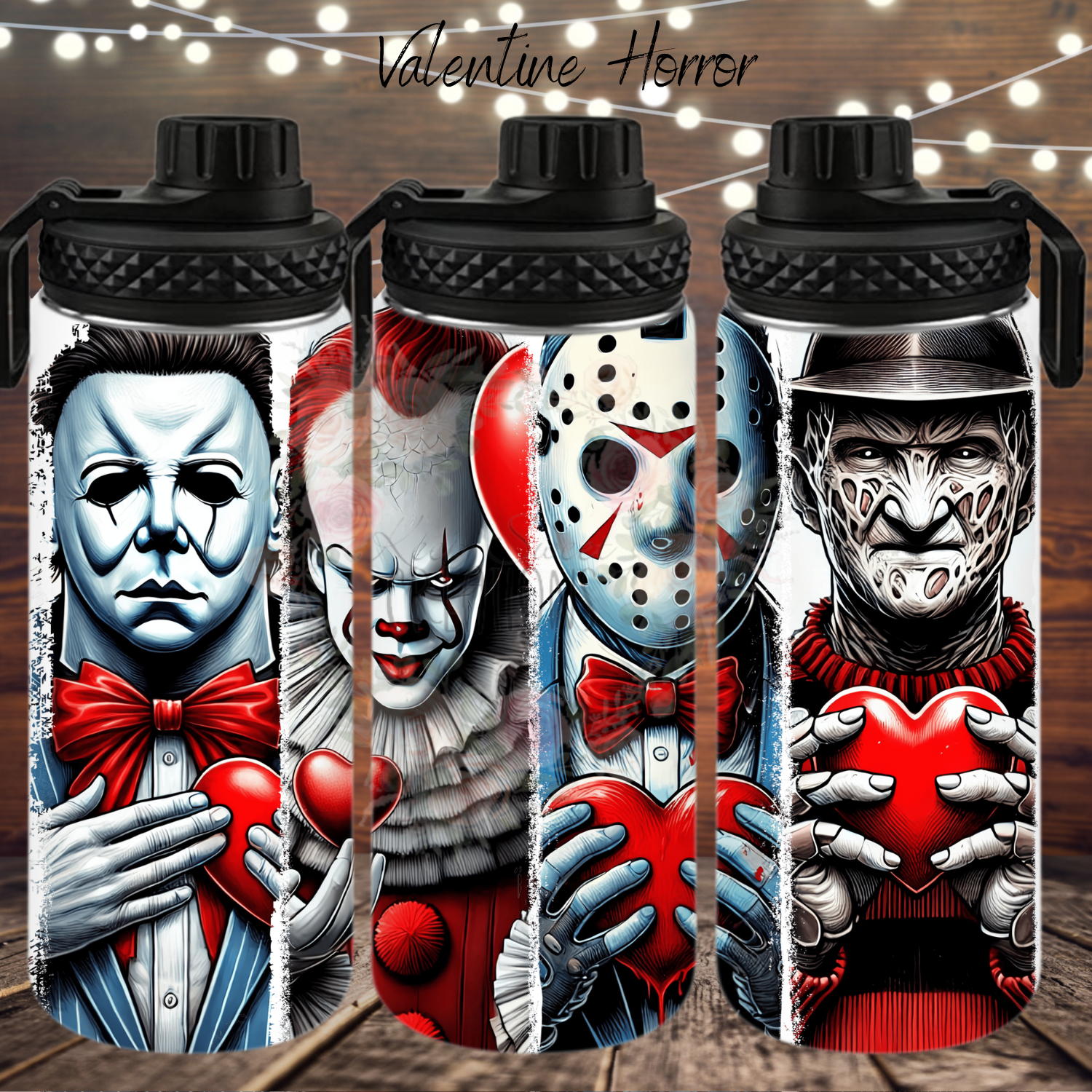 Killer Valentine Tumbler – Horror Valentine Cup | Spooky Romantic Gift for Horror Fans