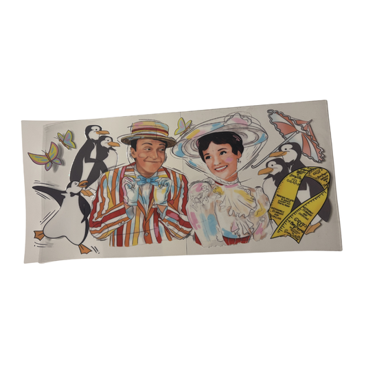 Vintage Penguin Couple DTF - WRAP