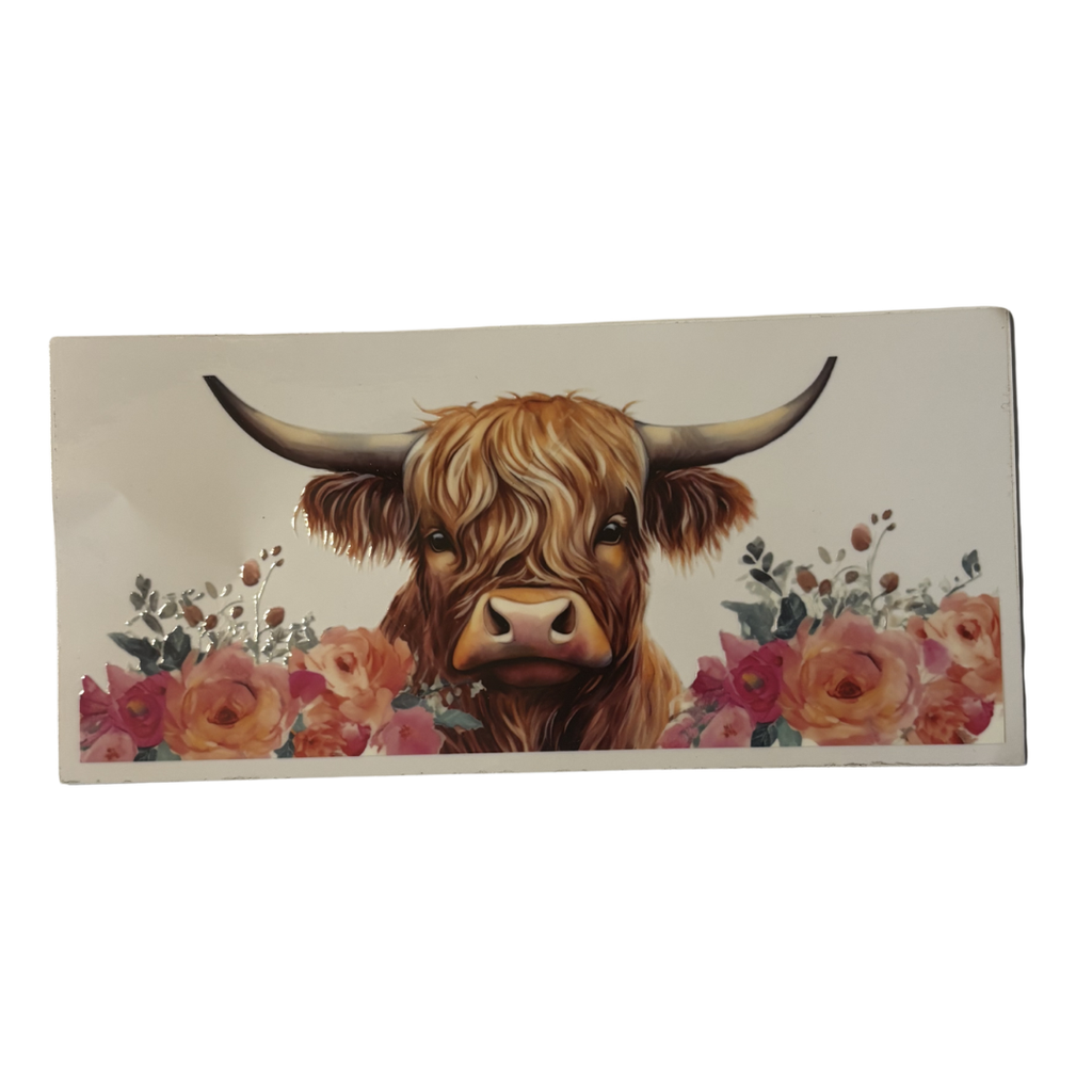 WATERCOLOR HIGHLAND COW - WRAP