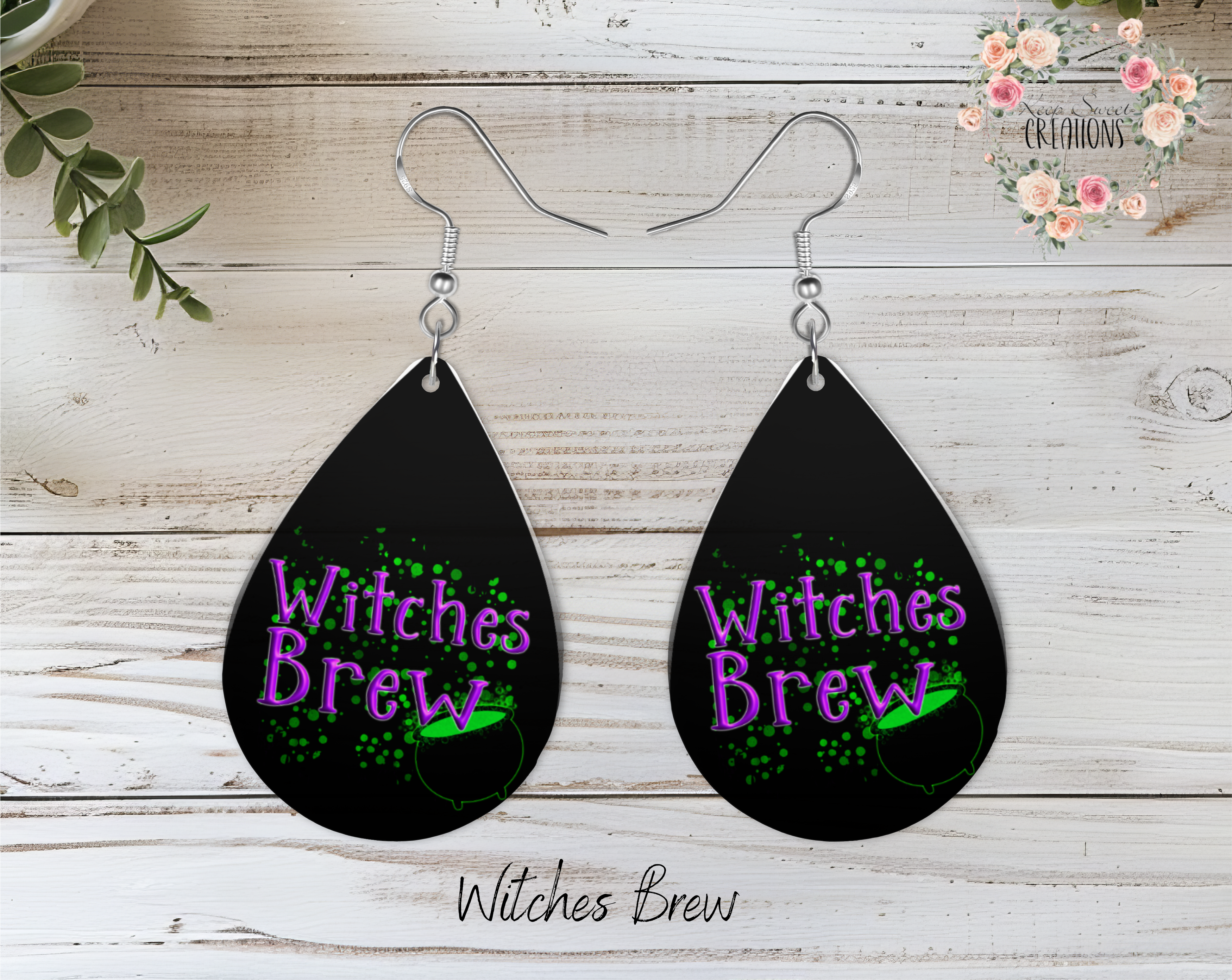 Halloween Teardrop Earrings – Spooky & Fun Dangle Jewelry
