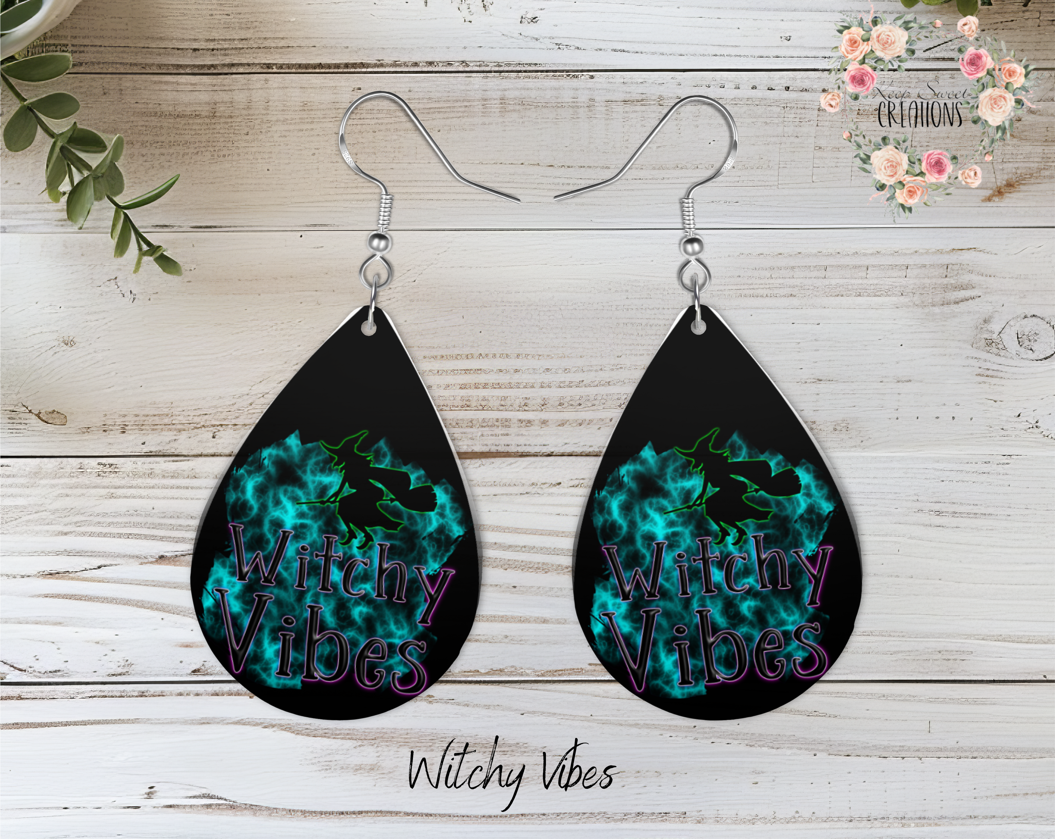 Halloween Teardrop Earrings – Spooky & Fun Dangle Jewelry